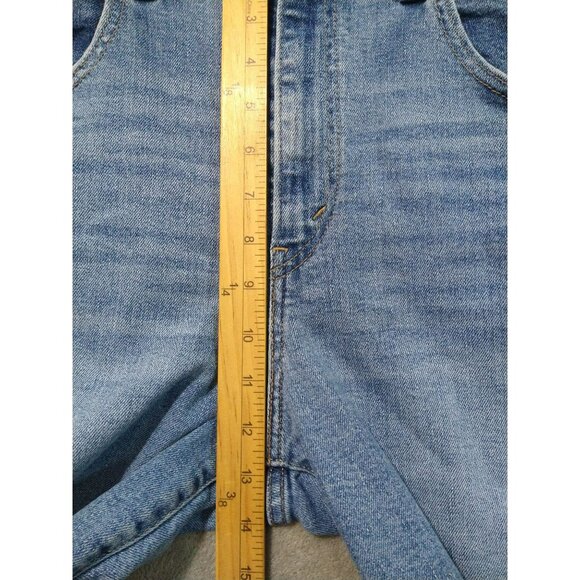 Levis Silver Tab Jeans Womens 31 Blue Denim Mom High Rise Stretch Medium Wash - Picture 4 of 11